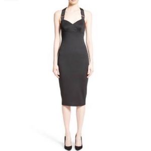 NWT Ted Baker Neoprene Buckle  Bodycon Dress